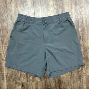 BURLEBO Men's Charcoal Athletic Shorts